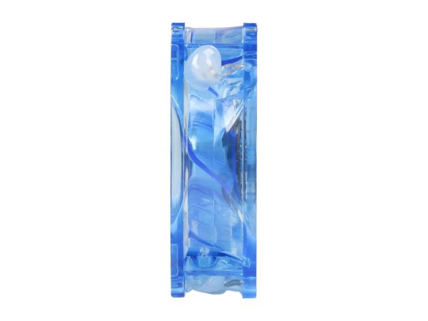 Bgears b-PWM 80 Translucent Blue with Blue LEDs, 2 ball Bearing PWM fan with  500 to 4000RPM, 78CFM, 37dba