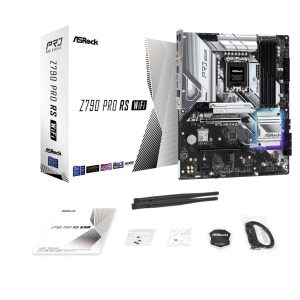 ASRock Z790 PG SONIC Intel LGA1700 (14th,13th,12th Gen) ATX Motherboard, 4 slots DDR5, PCIE 5.0 x16, 5 M.2 slots, 2.5Gb Lan, 7.1 Nahimic Audio, Front USB3.2 Gen2X2 Type_C, 14+1+1 Power Phase - Z790 PRO RS WiFi
