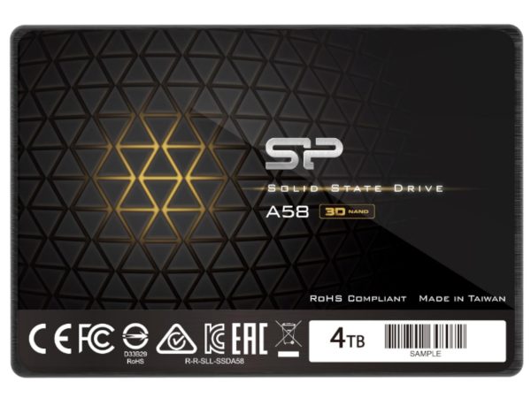 Silicon Power ACE A58 SLC Cache Performance Boost 2.5" 1TB SATA III 3D NAND Internal SSD (SU001TBSS3A58A25SN) - A58 4TB