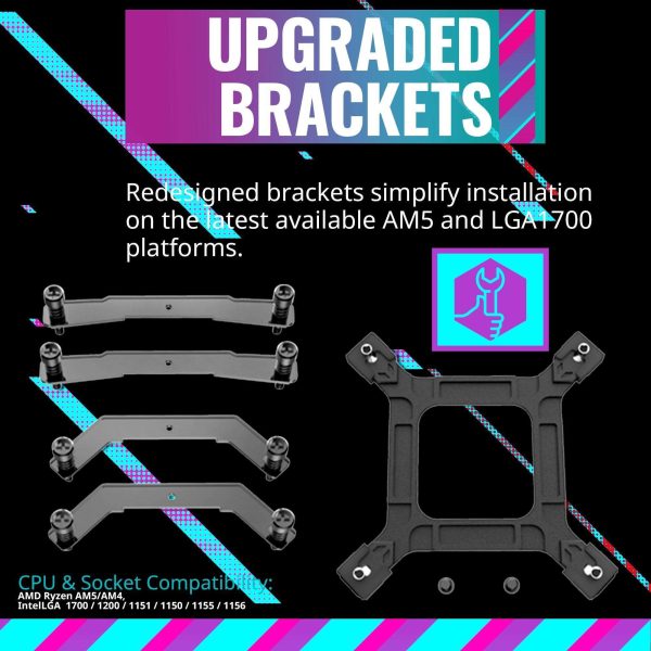 Cooler Master Hyper 212 Halo Black CPU Air Cooler, MF120 Halo² Fan, Dual Loop ARGB, Aluminum Top Cover, 4 Copper Heat Pipes, 154mm (H) for AMD Ryzen AM5/AM4, Intel LGA1700/1200 (RR-S4KK-20PA-R1)