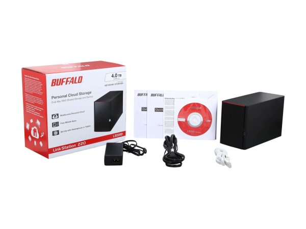 LinkStation 220 RAID NAS Personal Cloud Storage and Media Server