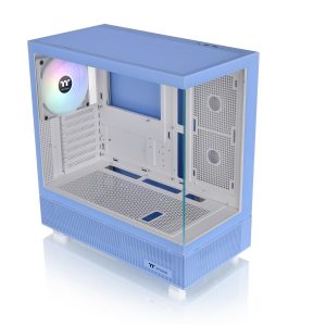 Thermaltake View 270 Series E-ATX Mid Tower Chassis Black - Hydrangea Blue