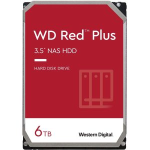 WD Red Plus 4TB 5400 RPM 3.5" - 6TB 64MB Cache