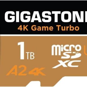 [Gigastone] Micro SD Card 32GB 5-Pack, Camera Plus, MicroSDHC Memory Card for Video Camera, Wyze Cam, Security Camera, Roku, Full HD Video Recording, UHS-I U1 A1 Class 10, up to 90MB/s, with Adapter - 1TB,Game Turbo,1-Pack