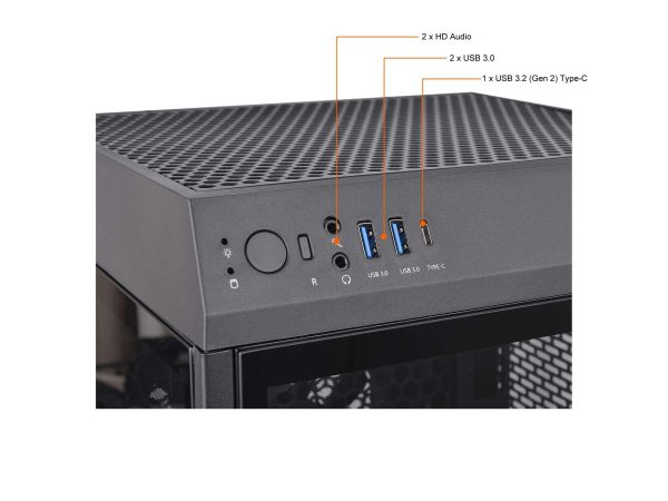 Thermaltake Tower 100 Black Edition Mini Tower Black