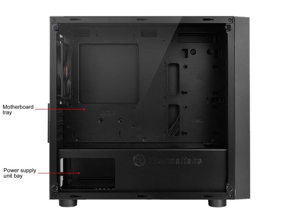 Thermaltake Versa H18 TG Micro Gaming Chassis Black