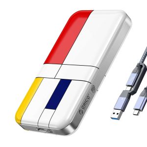 ORICO 512GB Portable External Hard Drive USB3.2 Gen2 USB-C Up to 1210MB/s 512GB USB 4.0 USB-C (40Gbps)