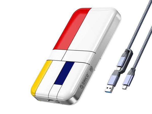 ORICO 512GB Portable External Hard Drive USB3.2 Gen2 USB-C Up to 1210MB/s 512GB USB 4.0 USB-C (40Gbps)