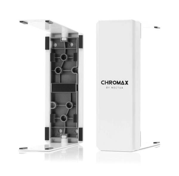 Noctua NA-HC2 chromax.black, Heatsink Cover for NH-U12S, NH-U12S TR4-SP3, NH-U12S DX-3647 & NH-U12S SE-AM4 (Black) - White