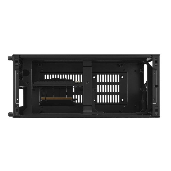 LIAN LI A4-H2O Silver Color SPCC / Aluminum Mini Tower Computer Case , PCI4.0 Riser Card Cable Included ------A4-H2OA4