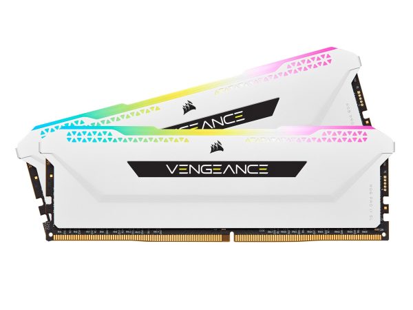 CORSAIR Vengeance RGB Pro SL 32GB (2 x 16GB) DDR4 3600 (PC4 28800) - 32GB (2 x 16GB),DDR4 3200 (PC4 25600),16,White