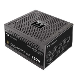 Thermaltake GF3 1000W 80+ Gold Full Modular SLI/Crossfire Ready ATX 3.0 Standard Power Supply, PCIe Gen.5 12VHPWR Connector Included, 10 Year Warranty, PS-TPD-1000FNFAGU-4 - 750W
