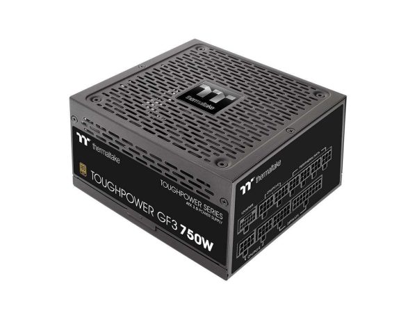 Thermaltake GF3 1000W 80+ Gold Full Modular SLI/Crossfire Ready ATX 3.0 Standard Power Supply, PCIe Gen.5 12VHPWR Connector Included, 10 Year Warranty, PS-TPD-1000FNFAGU-4 - 750W