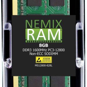 16GB (2x8GB) DDR3 1600 (PC3 12800) SODIMM Laptop Memory RAM - 8GB