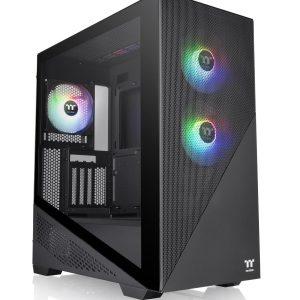 Thermaltake Divider 370 TG ARGB ATX Mid Tower Black - Divider 370 (Black)