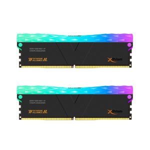V-COLOR DDR5 (TUF Gaming Alliance) Manta XPrism 32GB(16GBx2) 6400MHz CL32 RGB U-DIMM 1.4V Gaming Desktop Upgrade RAM Memory Module - Black (GTMXPL1664832KWK) - DDR5 6400 (PC5 51200),32,32-39-39-102