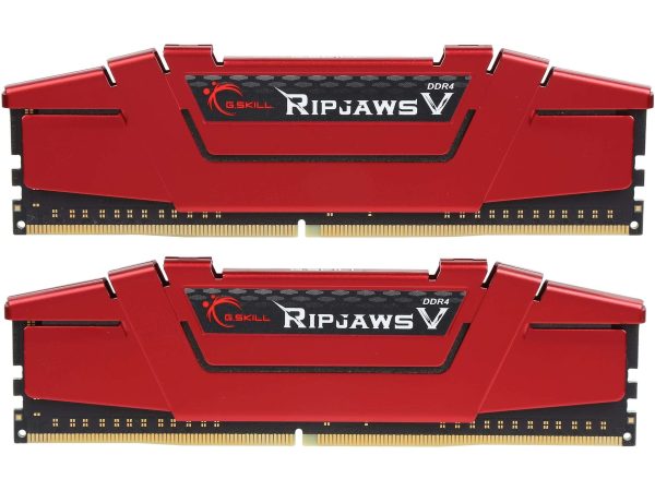 G.SKILL Ripjaws V Series 32GB (2 x 16GB) DDR4 3200 (PC4 25600) - 16GB (2 x 8GB),DDR4 3200 (PC4 25600),16,Red