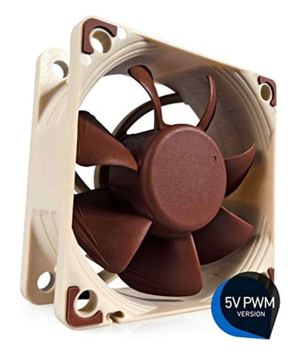 Noctua NF-A6x25 FLX, Premium Quiet Fan, 3-Pin (60mm, Brown) - 5V PWM
