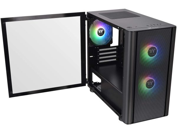 Thermaltake V100 Perforated ATX Mid-Tower Chassis with One Pre-installed 120mm Fan and a Perforated Side Panel - V150 (Black)