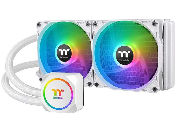 Thermaltake TH ARGB Liquid Cooling System - TH ARGB,2 Fan Slots (120 mm),Snow