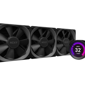 NZXT Kraken Z Series Z73 360mm - RL-KRZ73-01 - AIO RGB CPU Liquid Cooler - Customizable LCD Display - Improved Pump - Powered by CAM V4 - RGB Connector - Aer P 120mm Radiator Fans LGA 1700 Compatible