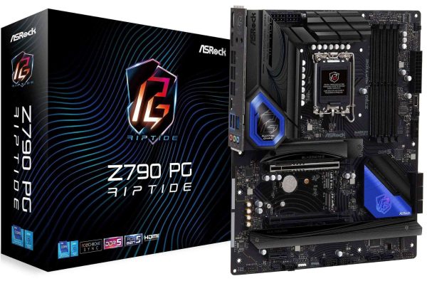 ASRock Z790 PG SONIC Intel LGA1700 (14th,13th,12th Gen) ATX Motherboard, 4 slots DDR5, PCIE 5.0 x16, 5 M.2 slots, 2.5Gb Lan, 7.1 Nahimic Audio, Front USB3.2 Gen2X2 Type_C, 14+1+1 Power Phase - Z790 PG RIPTIDE