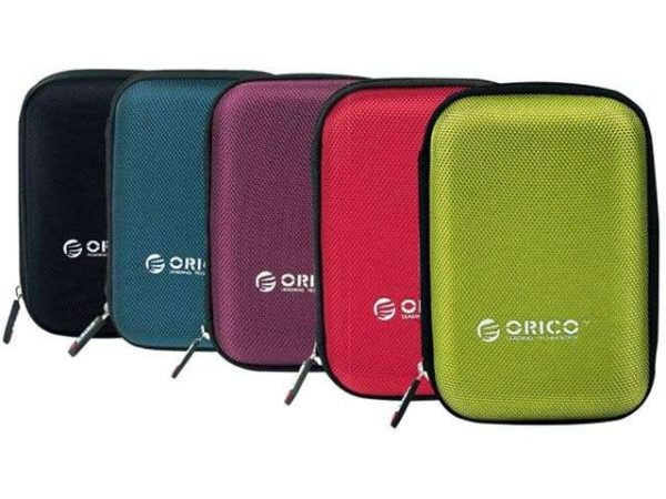 [5 Color in Pack] ORICO Portable 2.5 inch HDD Protective Carry Case Cover Bag Carrying Shell Case for 2.5" HDD Protector Bag