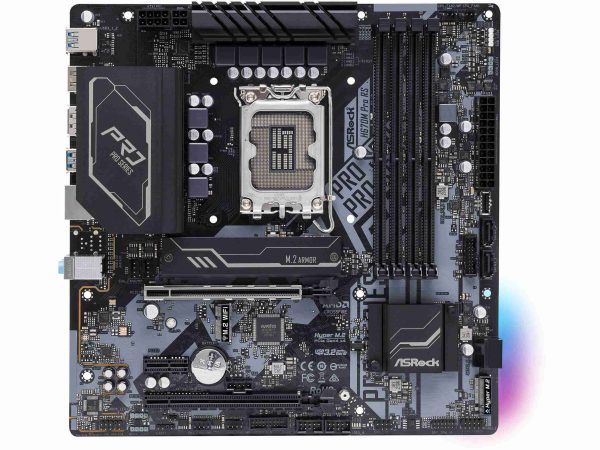 ASRock H670M PRO RS LGA 1700

* Dedicated LGA1700 mounting bracket is required.