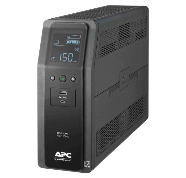 Back UPS PRO BR, SineWave, 2 USB Charging Ports, AVR, LCD interface