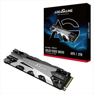 Addlink S93 4TB PCIe 4.0 NVMe SSD M.2 2280 Internal Solid State Drive, Read Speed up to 7400 MB/s, for Gamers and Creators- Dram-Less SLC Cache SSD - 2TB A95 w/ Heatsink