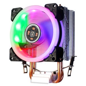 GLOTRENDS CPU Cooler for Intel CPU, 2 Heat Pipes, TDP 95W, 4 PIN 92mm PWM Fan, Compatible with LGA 1700/1200/1156/1155/1151/1150/775 Socket