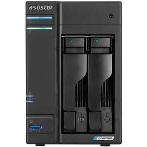 Asustor AS6706T Lockerstor 6 Gen2,4Bay NAS,Quad-Core 2.0GHz CPU,Dual 2.5GbE Ports,8GB DDR4,Four M.2 SSD Slots (Diskless) - 2-Bay,Intel Celeron,4GB DDR4,2 x DDR4 SODIMM,AS6602T