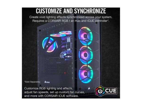 LL120 RGB, 120mm Dual Light Loop RGB LED PWM Fan, Single Pack