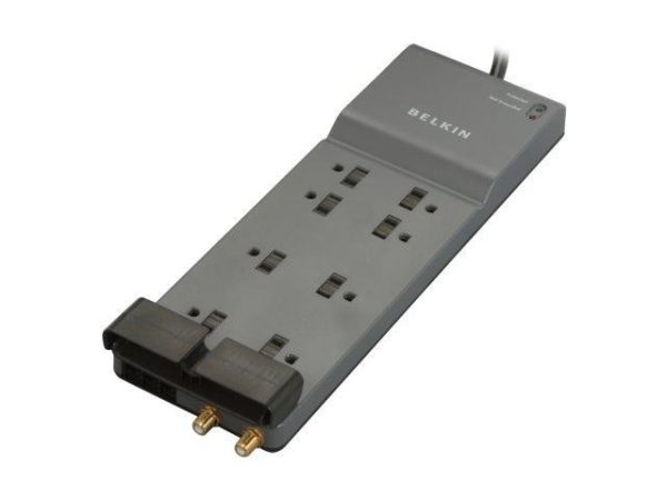 Surge Protector w/ Telephone Line/Coaxial Protection/Extended Cord
