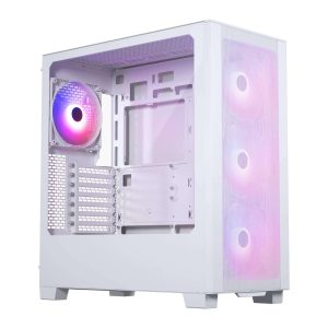 Phanteks XT Mid-Tower Black - White / 4 ARGB Fans / Tempered Glass