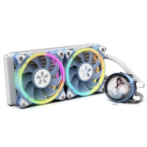 Yeston * zeaginal Sakura 360 integrated CPU supports Intel / AMD platform PWM temperature control fan water cooling radiator ARGB  synchronous fan - 2 Fan Slots (120 mm)