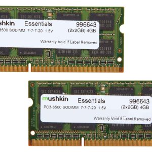 Laptop Memory - 4GB (2 x 2GB),DDR3 1066 (PC3 8500),7