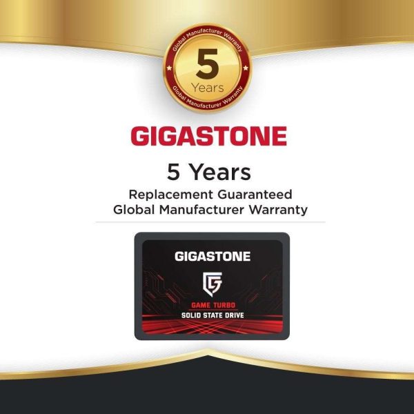 Gigastone 1TB 2.5" Internal SSD, 3D NAND Solid State Drive, SATA III 6Gb/s 2.5 inch 7mm (0.28), Read up to 560MB/s