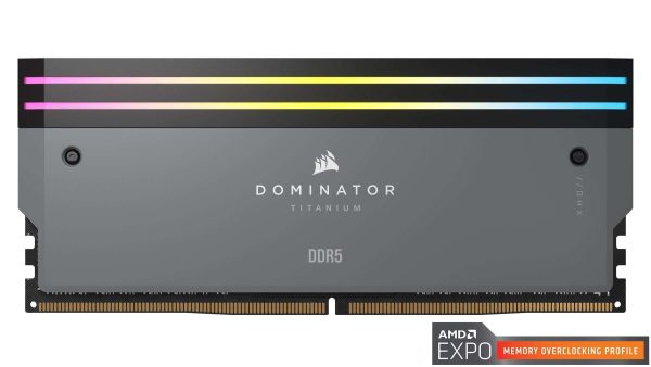 CORSAIR DOMINATOR TITANIUM 32GB (2 x 16GB) DDR5 6000 (PC5 48000) - 64GB (2 x 32GB),DDR5 6000 (PC5 48000),30,Gray