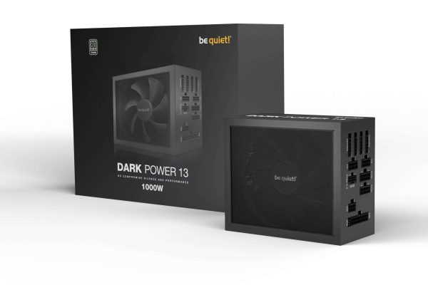 be quiet! Dark Power 13 1000W ATX 3.0 Power Supply | 80 PLUS Titanium Efficiency | PCIe 5.0 | Fully Digital | Fully Modular PSU | Overclocking Key | 10 Year Warranty