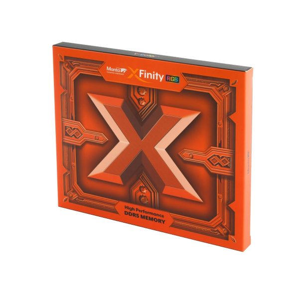 V-COLOR Manta XFinity RGB DDR5 32GB (16GBx2) 7800MHz CL38 1.45V RGB Gaming Desktop Upgrade RAM U-DIMM Memory Module SK Hynix IC - WHITE (TMXFL1678838WWK)