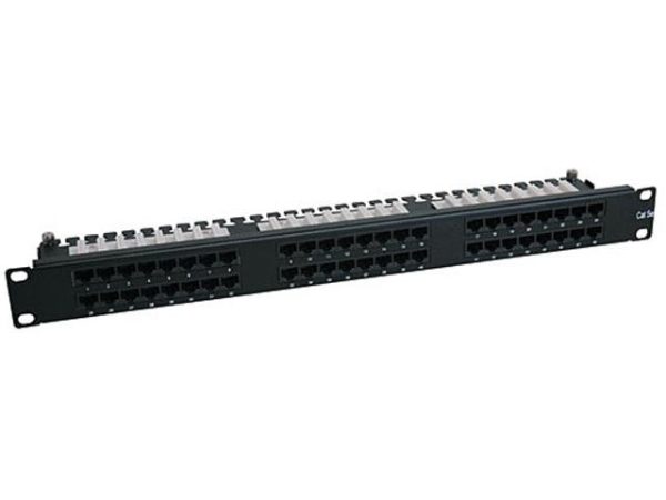 48-Port Cat6 Patch Panel 568B - 48 Port (1U)