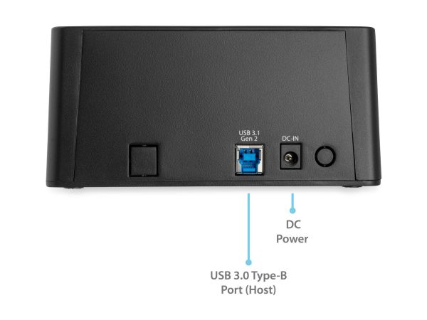 StarTech.com USB 3.1 (10Gbps) Standalone Duplicator Dock for 2.5" & 3.5" SATA SSD / HDD Drives - with Fast-Speed Duplication up to 28GB/min