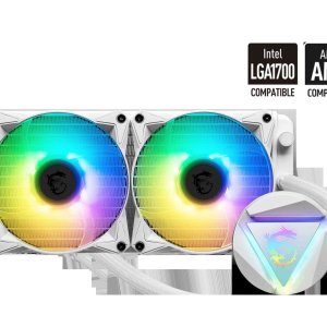 MSI Liquid Cooling System - 2 Fan Slots (120 mm),White