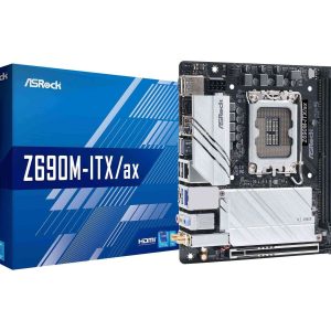 ASRock Z690 Pro RS LGA 1700 (14th,13th,12th Gen) Intel Z690 SATA 6Gb/s DDR4 ATX Intel Motherboard - Z690M-ITX/AX