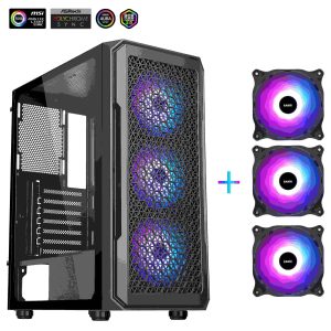 DIYPC ATX Mid Tower White - Black