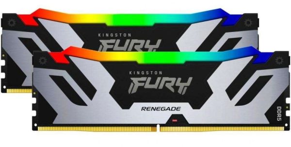 Kingston FURY Beast 32GB (2 x 16GB) DDR5 6000 (PC5 48000) - 32GB (2 x 16GB),DDR5 6000 (PC5 48000),32,Silver / Black,RGB