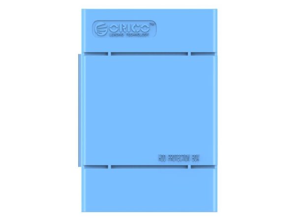 ORICO Hard Disk Drive HDD Protector, 3.5 inch Hard Disk Drive Protective Case/Storage Box  Gray (PHP-35) - Blue