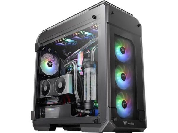 Thermaltake View 51 Tempered Glass ARGB Edition ATX Full Tower Black - View 71 ARGB (Black)