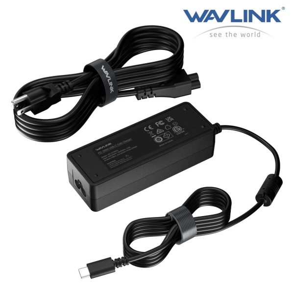Wavlink PD 100W USB-C GaN Fast Charger, Universal USB-C Charger for Laptops, Tablets, Phones and more, Compatible with MacBook, Chromebook, Lenovo, Dell, HP, Asus, Huawei, Samsung, Switch, PS, Xbox